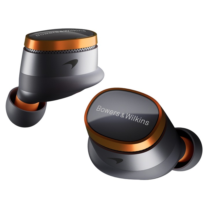 Casti In-Ear Bowers & Wilkins Pi8, True Wireless, Bluetooth, Microfon, McLaren Edition