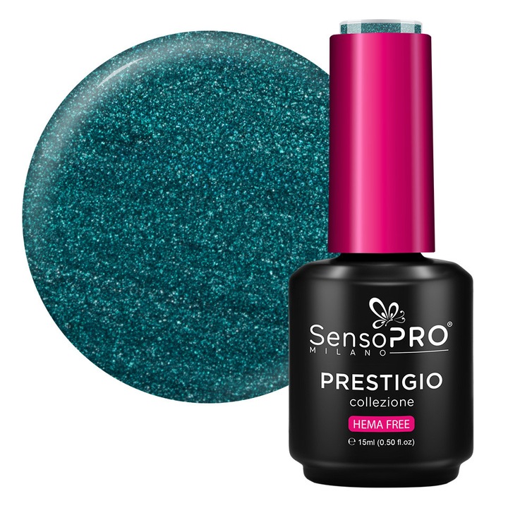 Oja Semipermanenta PRESTIGIO SensoPRO Milano - Emerald Mystery 15ml