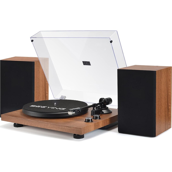 Bluetooth звукозапис, 36W, Hi-Fi, USB, предусилвател, 33/45 rpm