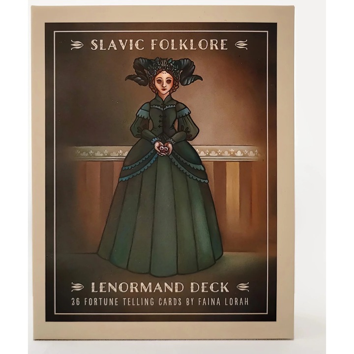 Carti oracol midi, Folclor Slav - Lenormand, Lo Scarabeo, Faina Lorah, 2024, 8.9 x 6.4 cm