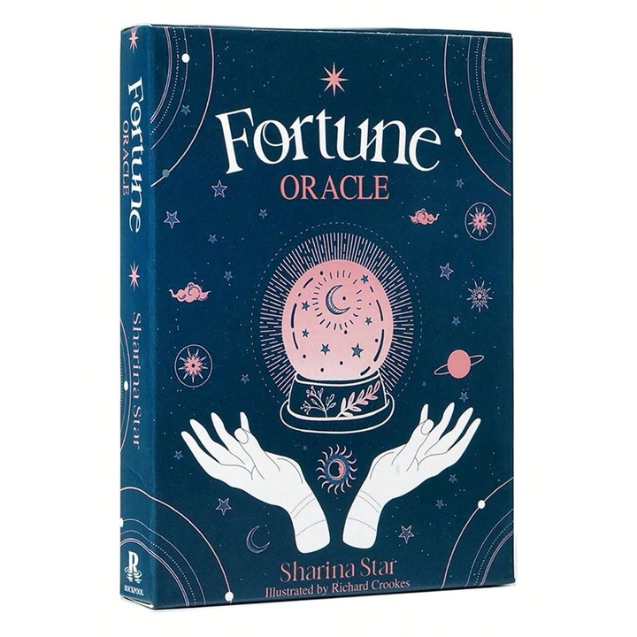 Pachet carti midi, Oracolul bunastarii, Rockpool, Sharina Star & Richard Crookes, 2024, 10.5 x 7.5 cm