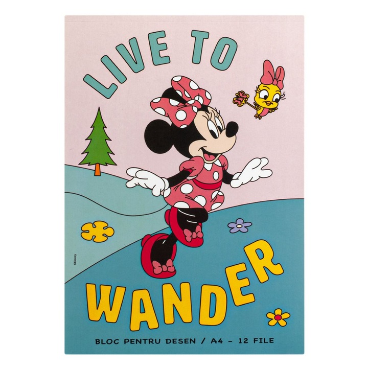 Bloc de Desen A4 Minnie - 12F