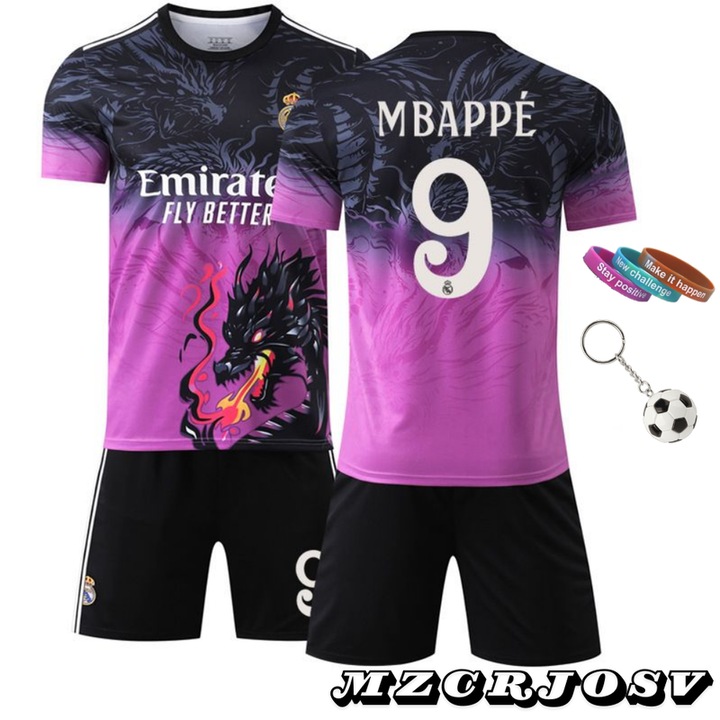 Спортна екипировка за деца Mbappe, MzcrJosv ®, Полиестер, Виолетов