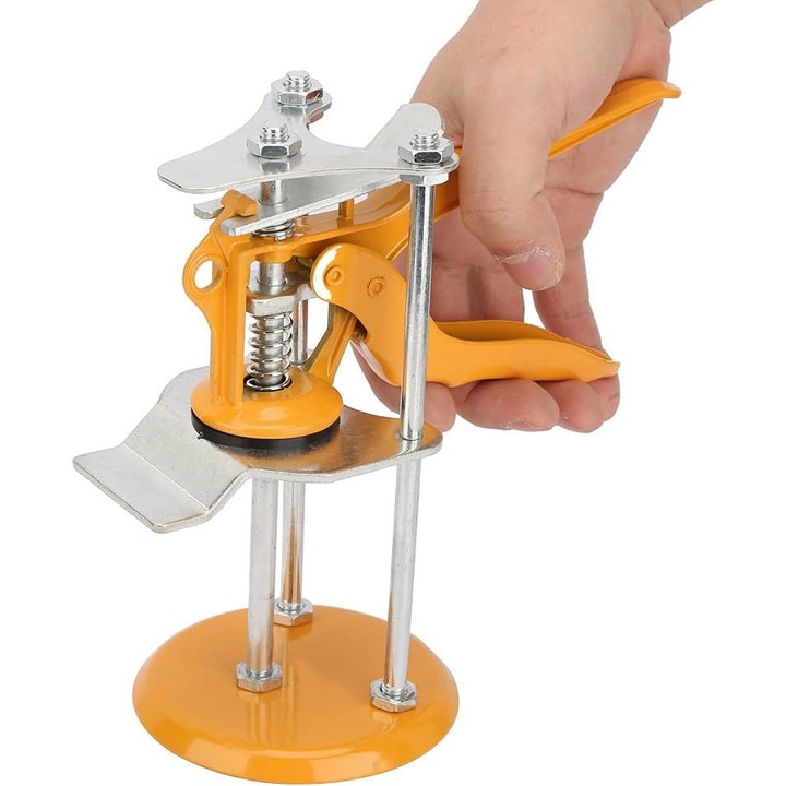 Feicaeesa® Suport Reglabil Ajustare Inaltime Placinte Perete - Sistem Nivelare cu Arc Rezistent, Baza Stabila pentru Zidarie