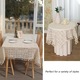 YANYXR bézs boho makramé asztalterítő 30x180cm rojtokkal