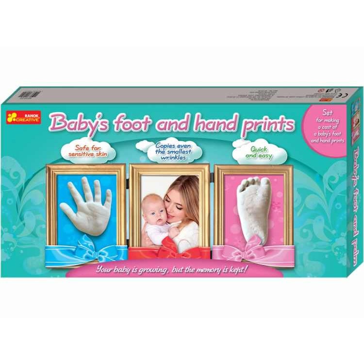 Joc pentru copii Amprenta mainii si piciorului copilului RANOK