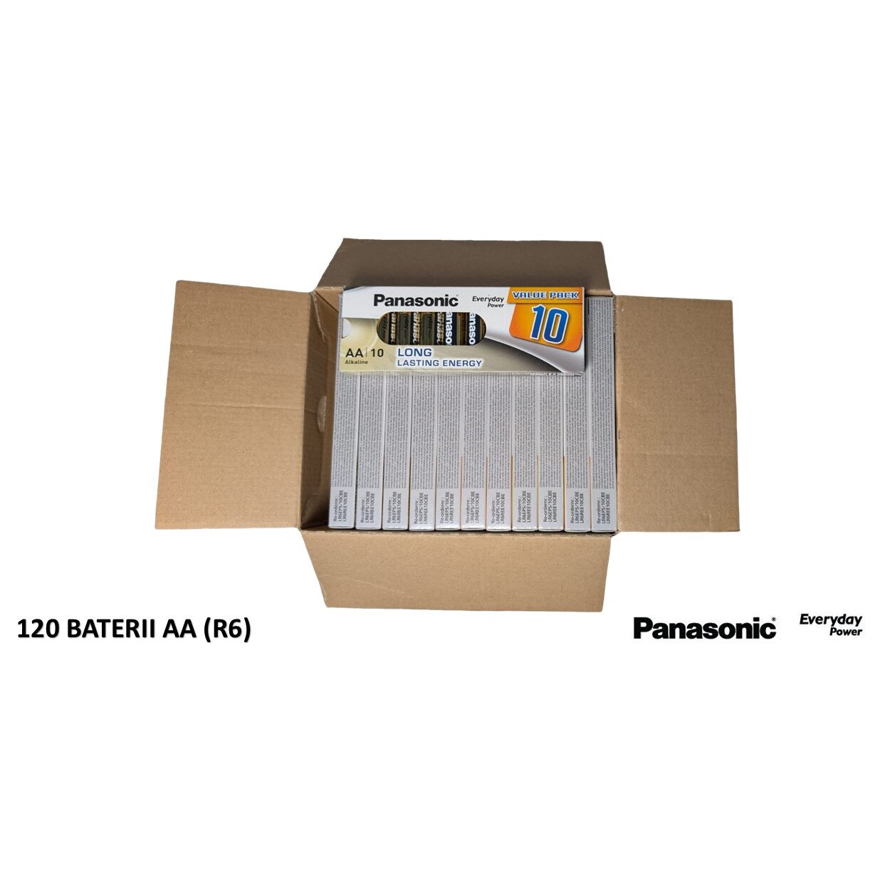 Set baterii Panasonic AA 120 Buc - eMAG.ro