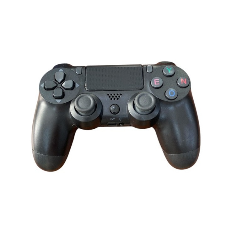 Controller wireless doubleshock, compatibil PS4, PSTV si PS Now, cu vibratii, negru