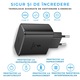 Încărcător, DD Daden, 45W Type-C, rapid și sigur, negru, compact