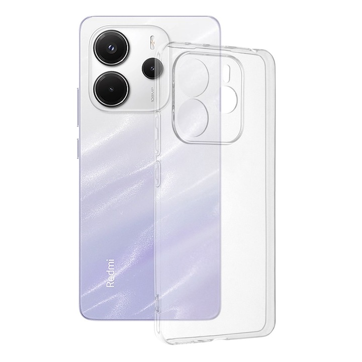 Xiaomi Redmi Note 14 4G 164, 84 x 78, 15 x 8, 16 mm, S82, poliuretán, átlátszó tok