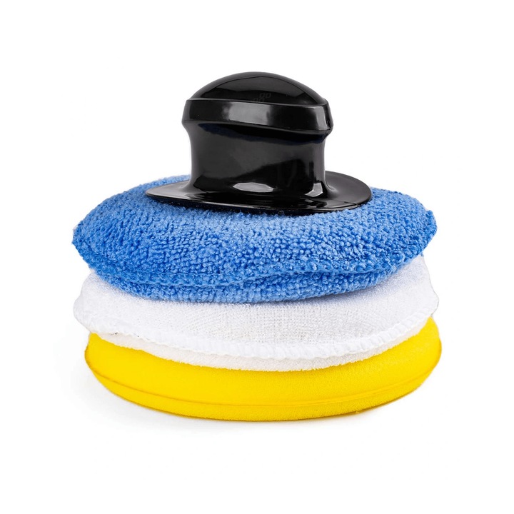 Set burete pentru curatare si lustruire 3 bucati Carmax