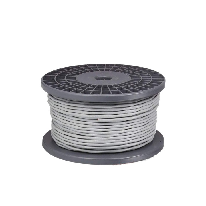 Cablu dublu ecranat AMC OFCFR, conceput pentru difuzoare, 2x 0.82mm, oxygen-free