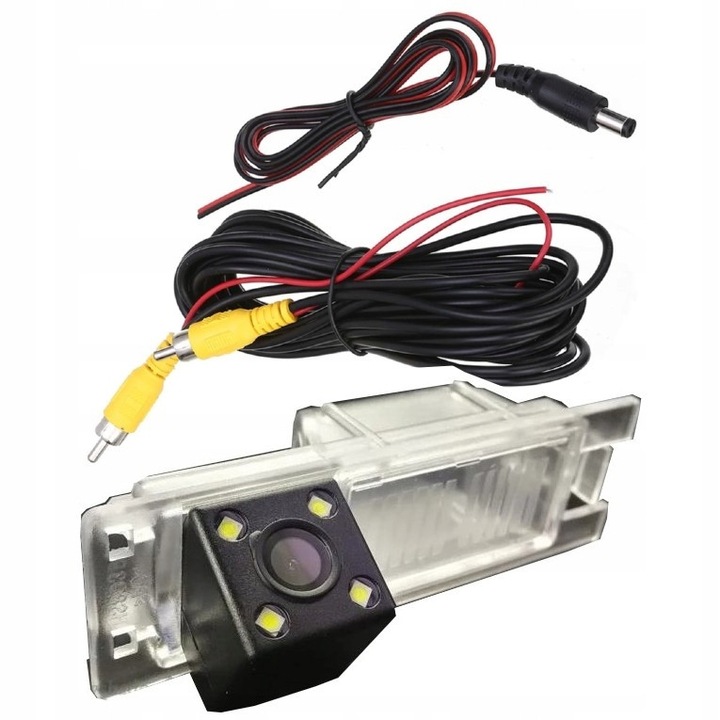 Tolatókamera, ME PREMIUM, Univerzális, Rendszámtábla világításba szerelhető, Autós kiegészítő, 170°-os látószög, Kiváló minőségű anyagok, Könnyű beszerelés, Robusztus kialakítás, Fekete