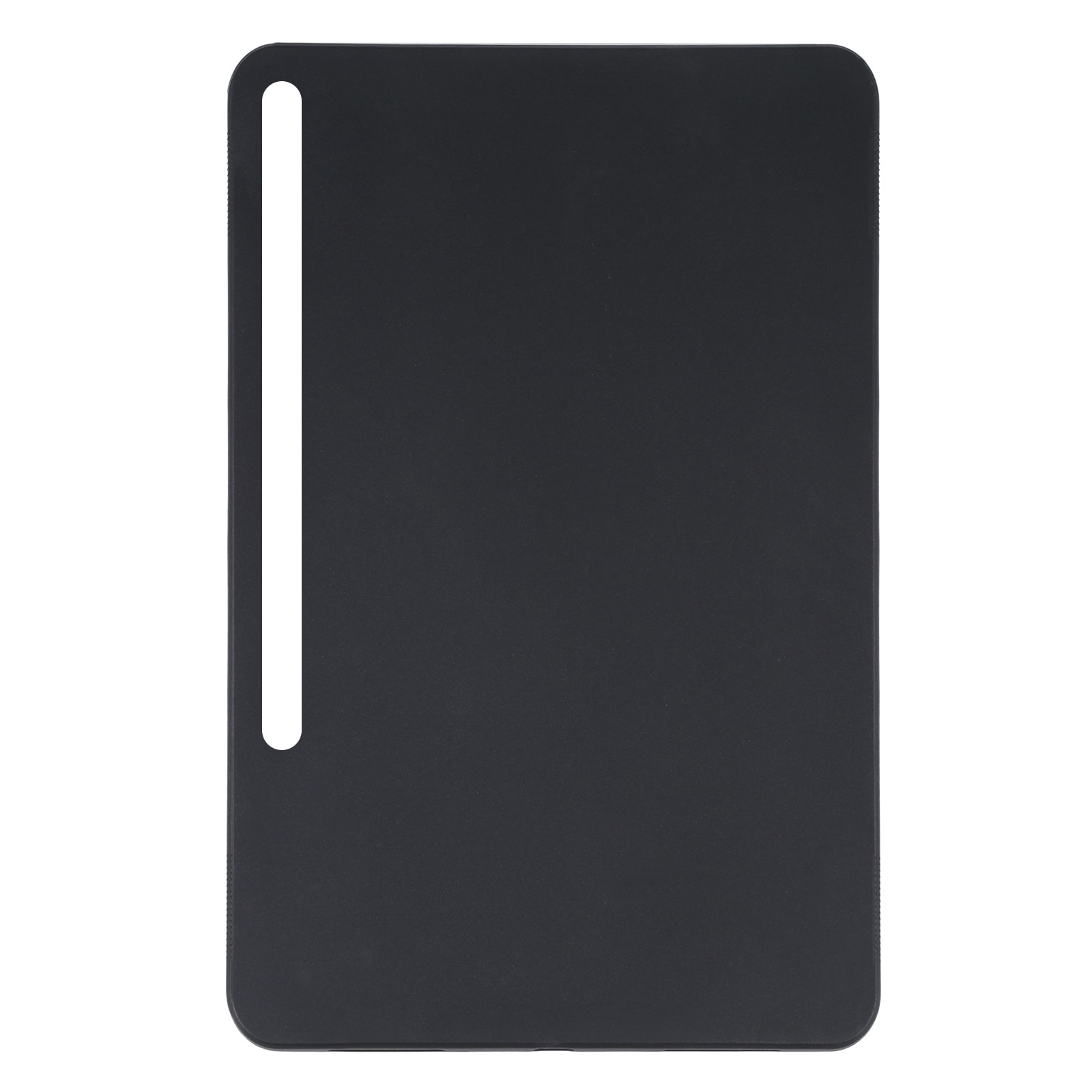 Husa tableta compatibila cu Samsung Galaxy Tab S7 FE, TPU, cu efect mat, negru mat