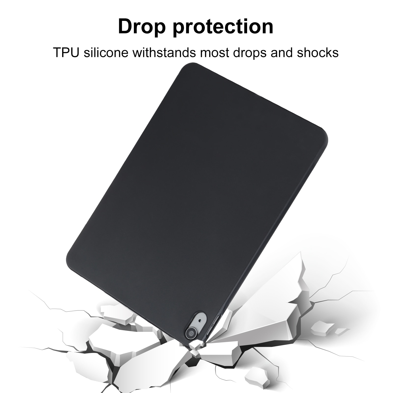 Husa tableta pentru Huawei MatePad Air 11.5 inch, TPU, finisaj mat negru