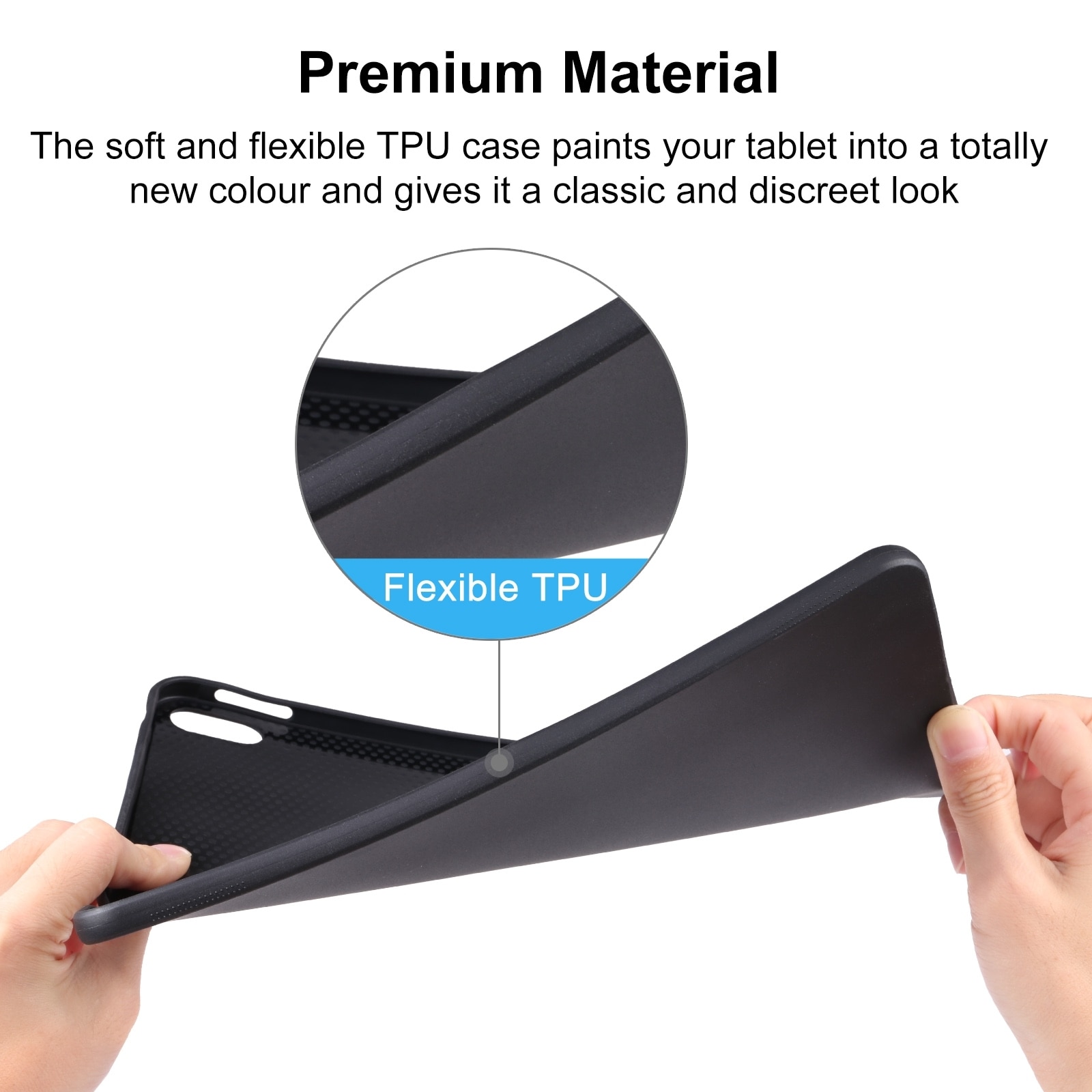 Husa tableta pentru Huawei MatePad Air 11.5 inch, TPU, finisaj mat negru