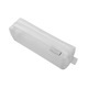Etui pentru creioane, Echipat, rosu melange, 2 compartimente, capacitate mare, design transparent, pentru fete