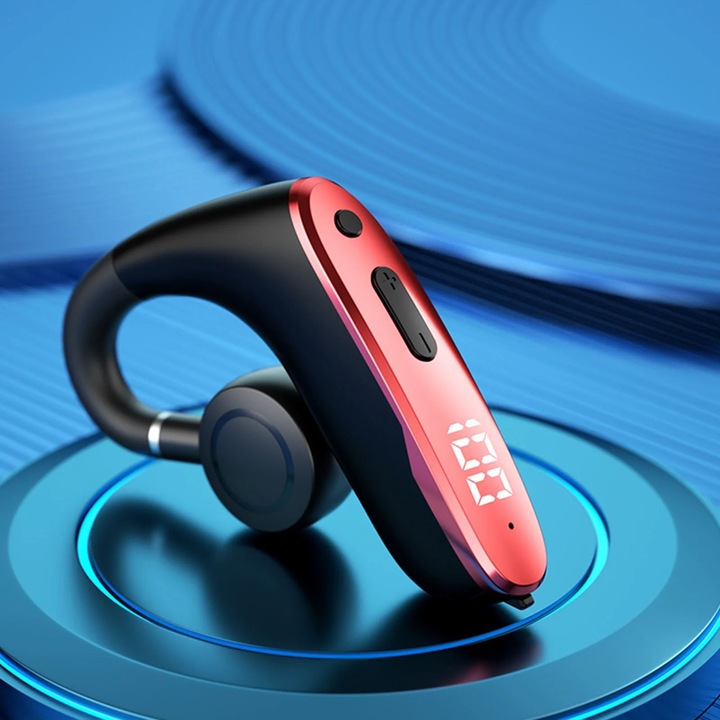 YANYXR Bluetooth 5.2 vezeték nélküli fejhallgató, LED, mikrofon, fehér