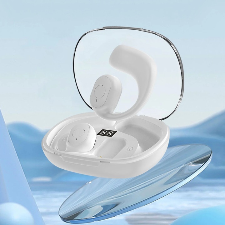 YANYXR Bluetooth 5.4 sport vezeték nélküli fülhallgató, sztereó, fekete, mini, 15Mx2