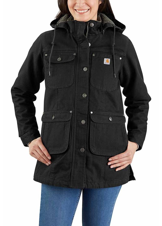 Haine de dama Carhartt, negre, din bumbac, Negru