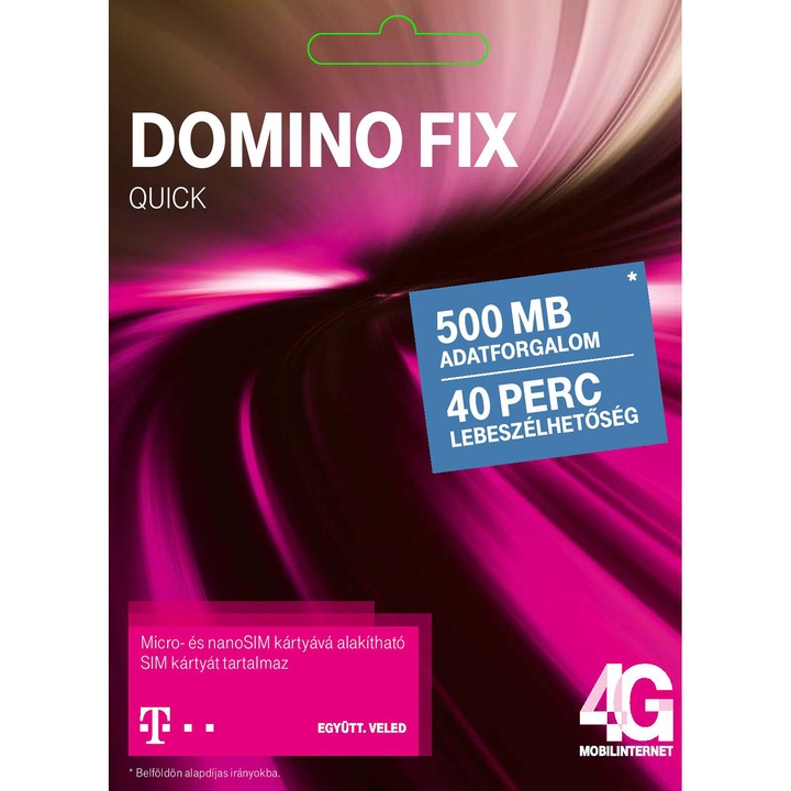 Telekom Domino FIX SIM kártya
