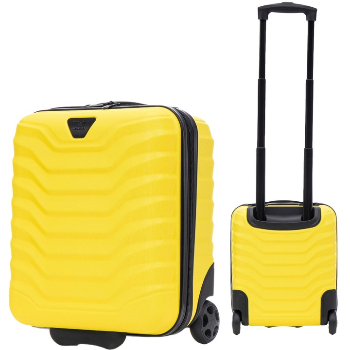 Kabinbőrönd, Wings, PEA01-16'-YELLOW, ABS, sárga, 20L, 38cm