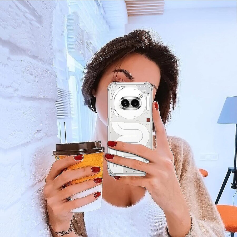 Husa pentru Nothing Phone (3a) - Techsuit Shockproof Clear Silicone - Clear