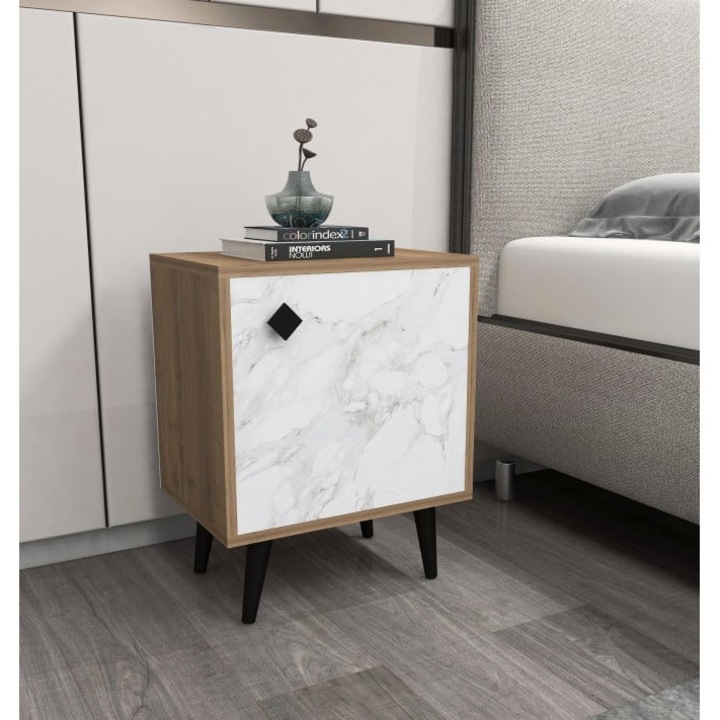 Noptiera, N1T-0016, Maro, 45x35x65 cm