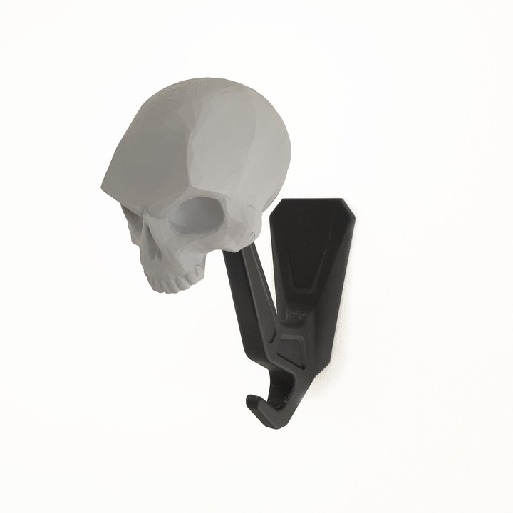 Suport pentru casca de motocicleta model FANCY SKULL