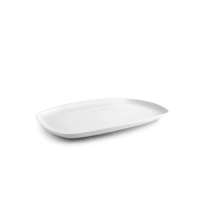 Плато за сервиране Ibili-Castilla Blanco, порцелан, 30x19.5x2.9 см, бяло