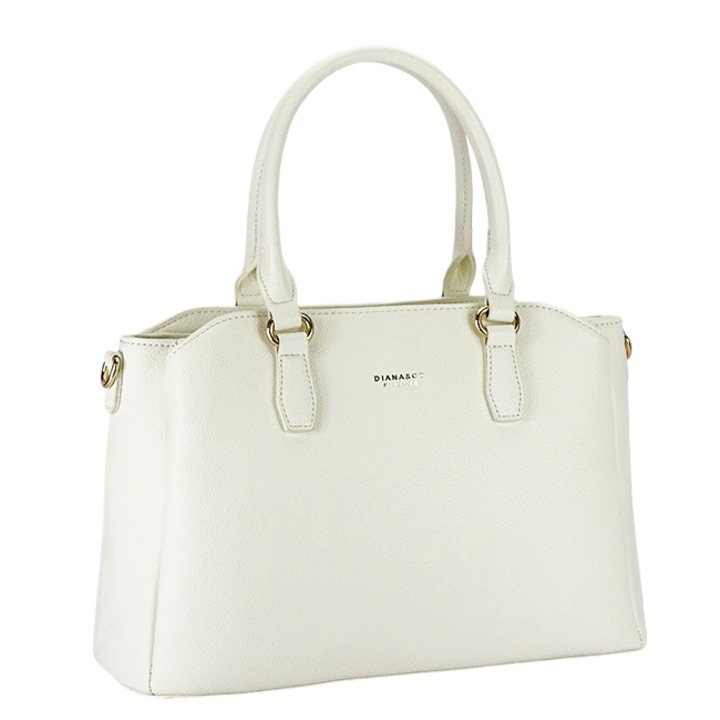 Чанта за офис/ежедневие B-DRM711-5 12, Бял, 22x33x14