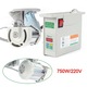 750 W-os kefe nélküli szervomotor varrógépekhez, 500-3500 fordulat/perc, energiatakarékos, szürke, komplett készlet