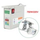 750 W-os kefe nélküli szervomotor varrógépekhez, 500-3500 fordulat/perc, energiatakarékos, szürke, komplett készlet