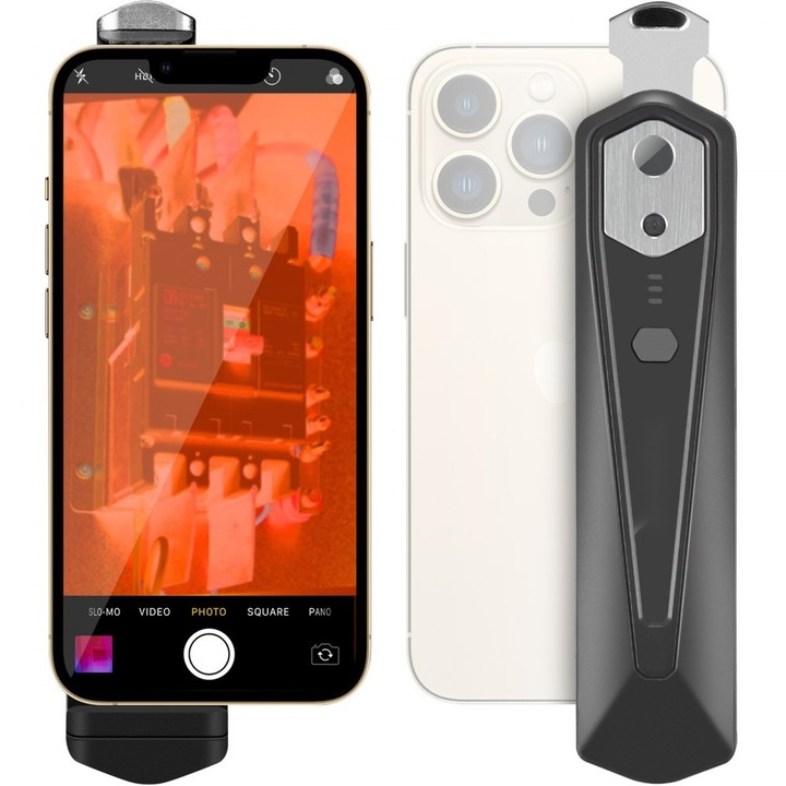 Camera termoviziune pentru Android si IOS, Rezolutie IR 256 x 192, Conexiune WiFi, Compatibila cu dispozitive mobile
