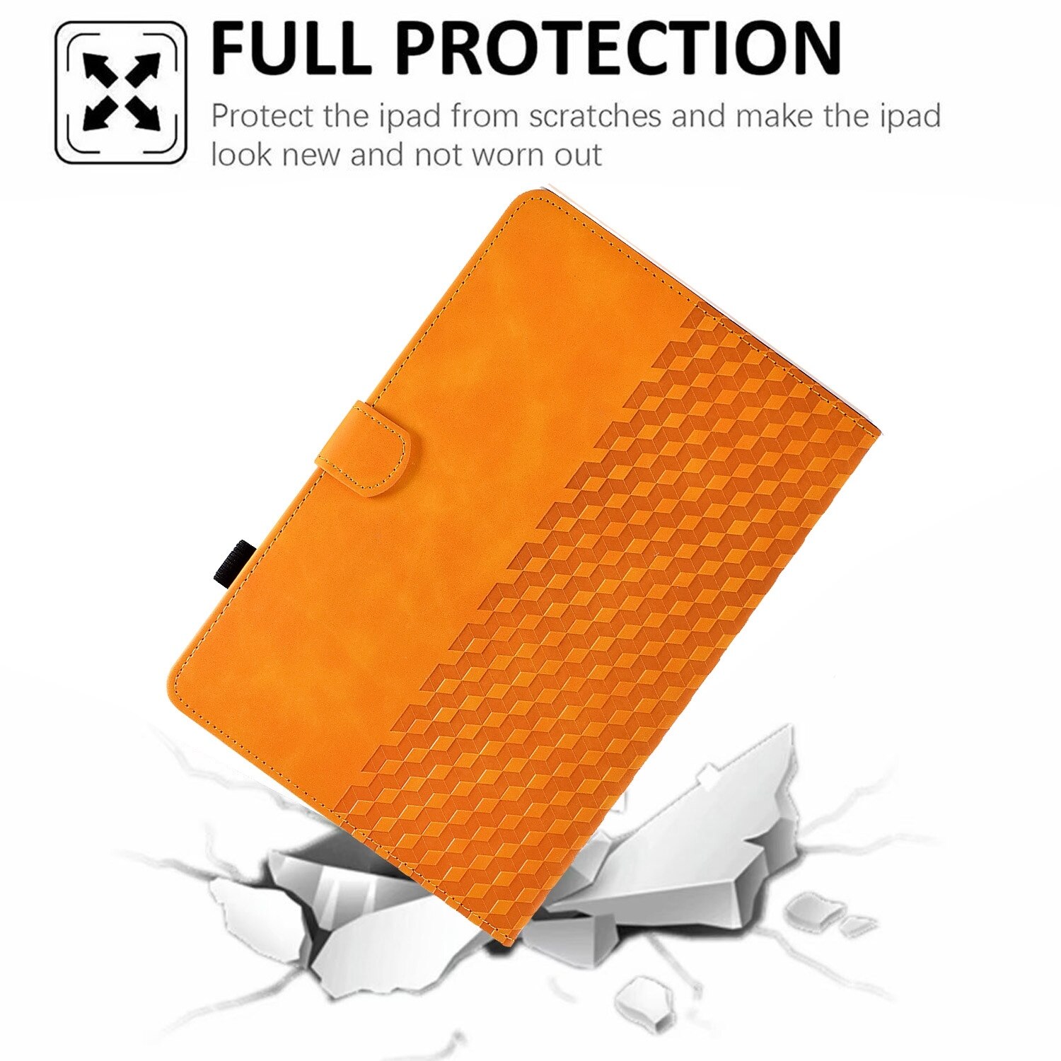 Husa tableta pentru Amazon Kindle PaperWhite 12th Gen 2024, piele gravata cu romburi, tip carte cu inchidere inteligenta, acces complet la porturi, kaki