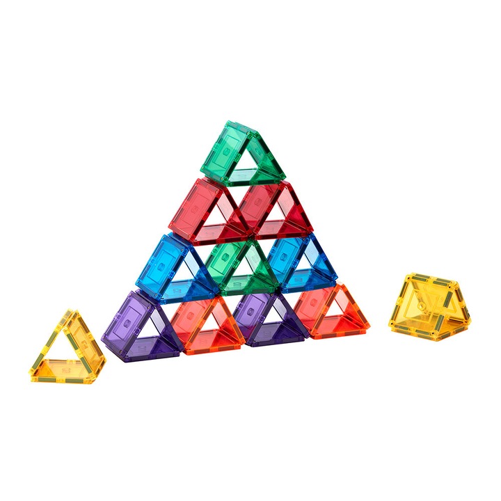 Mágneses építőkészlet, Learn & Grow, Small Square Pack, 36 db, 3 év+