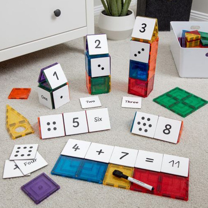 Магнитен комплект, Learn & Grow, Toppers Numeric Pack, 40 части, 3+ години