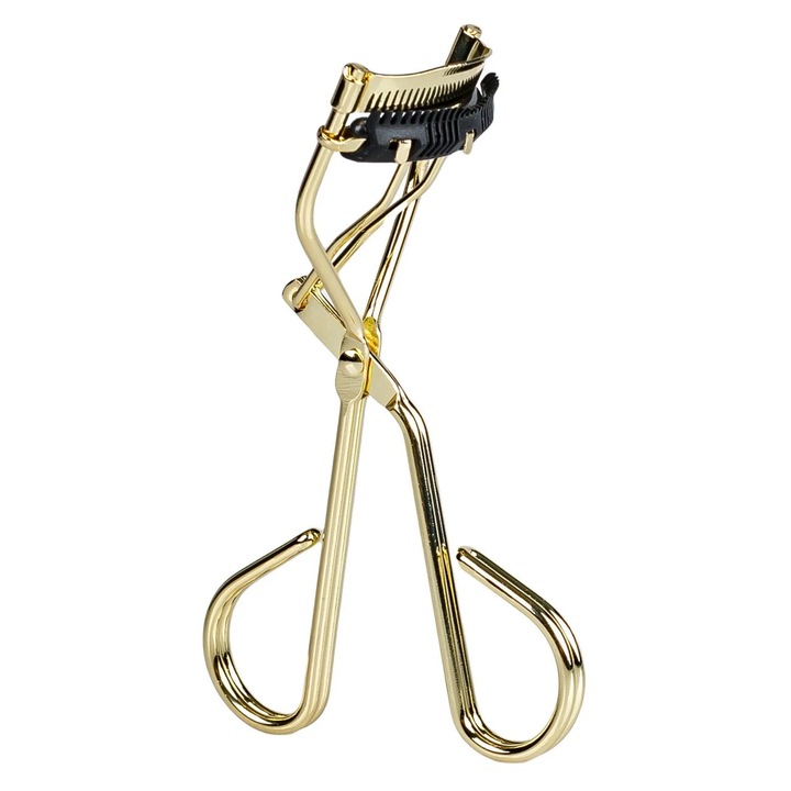 Ondulator cu Pieptane Integrat Auriu pentru Gene