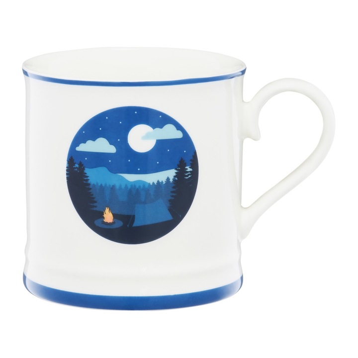 Cana portelan 380ml, AMBITION Summer Camping