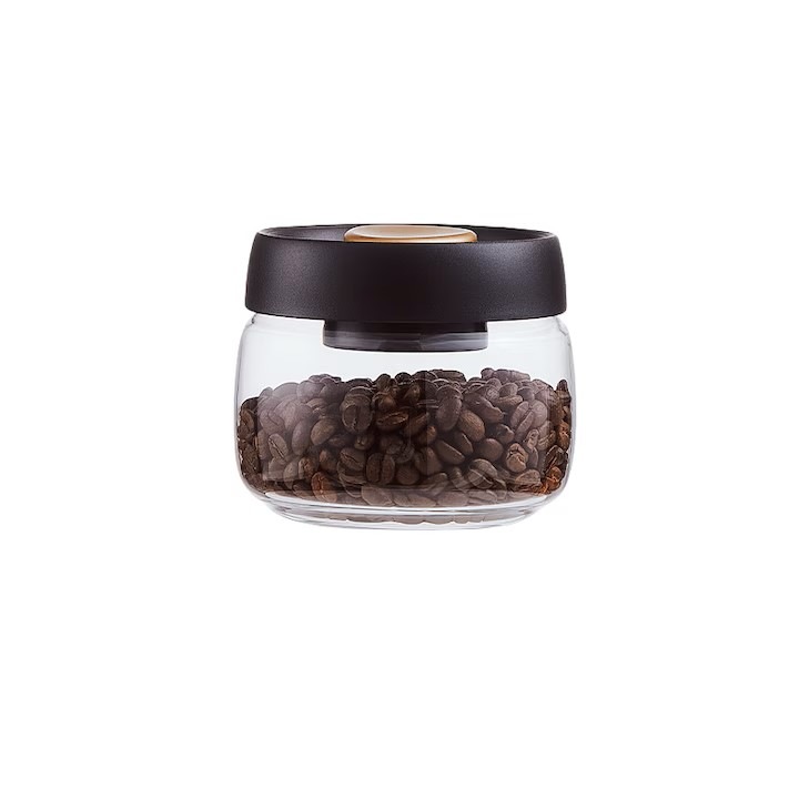 Recipient capac vid din sticla borosilicata pentru depozitare alimente 400 ml/150 g