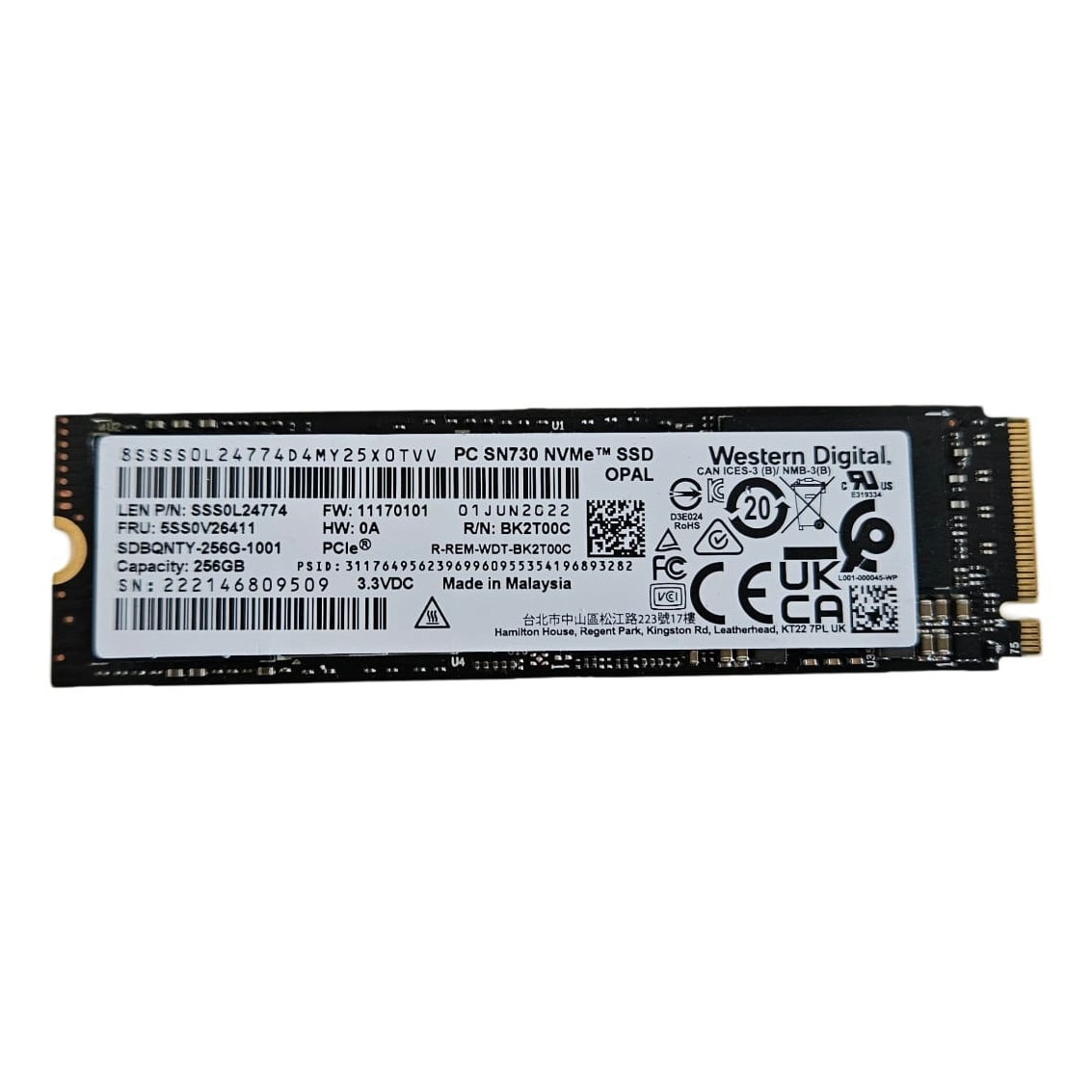 ③-W820-WD NVMe 256GB SSD 4点 SSD NVME Western Digital 256gb PCIe 2280mm - eMAG.ro