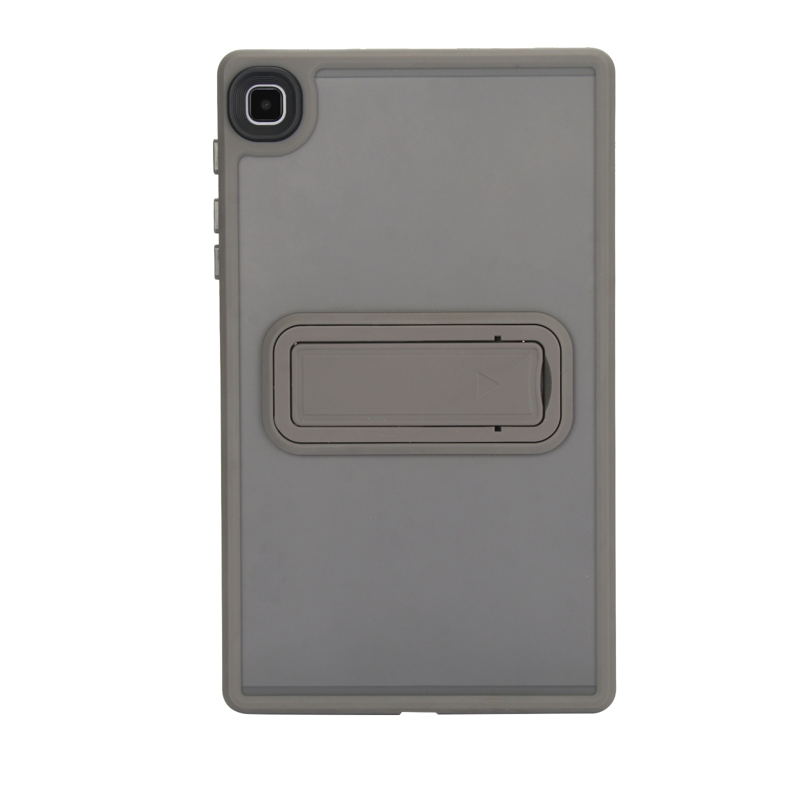 Husa tableta compatibila cu Samsung Galaxy Tab A9+, material hibrid din piele si TPU, cu suport, gri