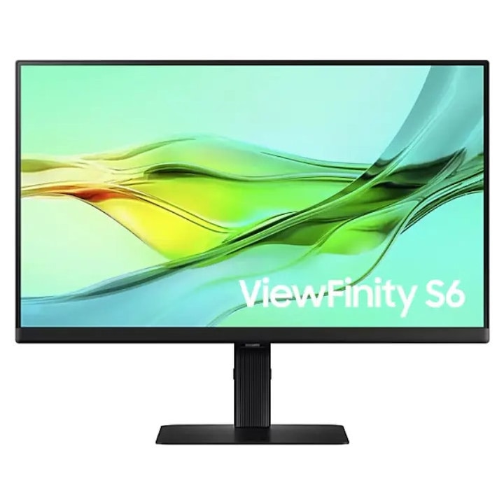 Monitor IPS LED Samsung 24" 24D604UAU, QHD 2560 x 1440, HDMI, DisplayPort, Pivot, 100 Hz, 5 ms fekete