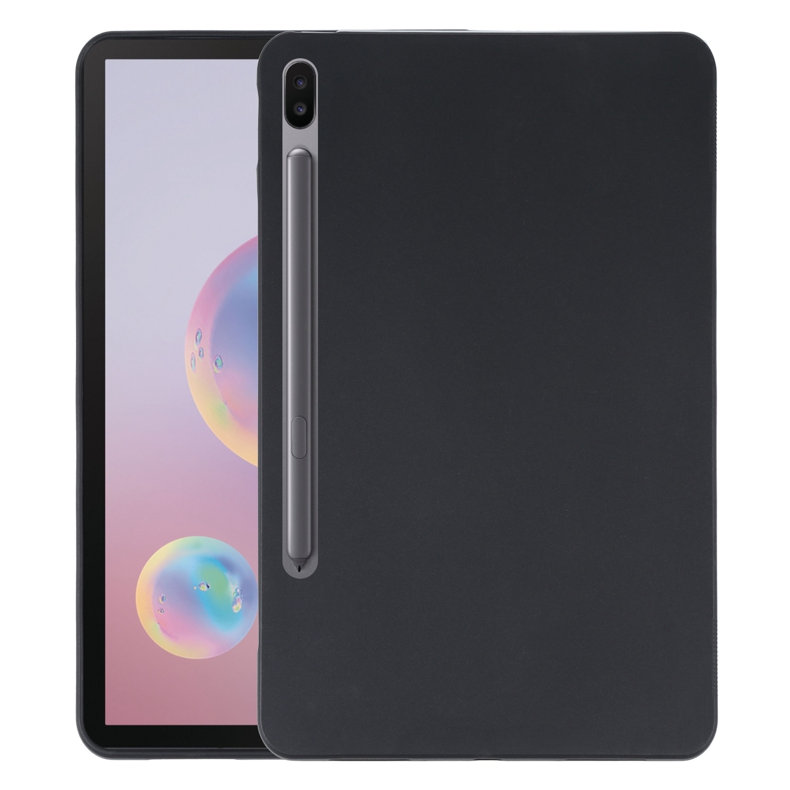 Husa tableta compatibila cu Samsung Galaxy Tab S6 T860 / T865, TPU, protectie la impact, negru