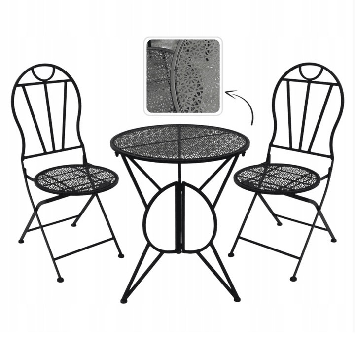 Set Masa De Gradina Susan, Cu 2 Scaune, Dimensiune 60 x 60 x 72cm