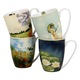 Set de 4 cani clasice inspirate de Monet