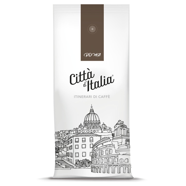 Citta d'Italia, Кафе на зърна, Рома, 1 кг, 70% арабика