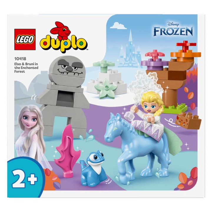 LEGO DUPLO Jégvarázs - Elsa és Bruni az elvarázsolt erdőben, 31 elem, 2+, Készségfejlesztés