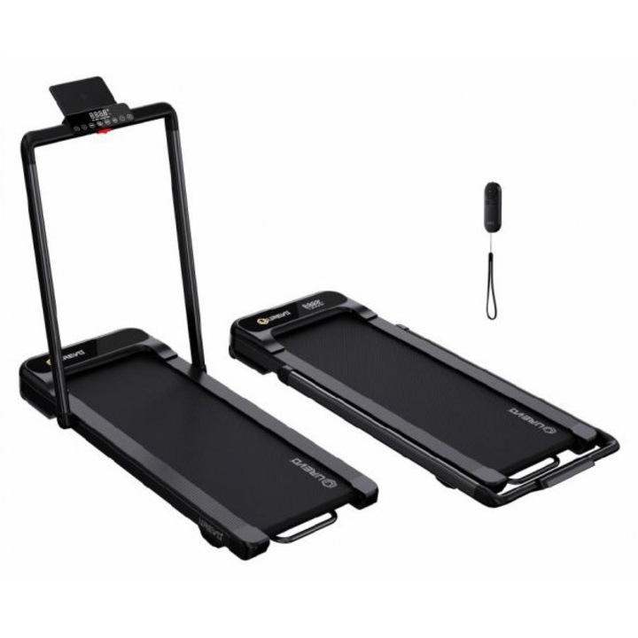 Бягаща пътека UREVO Strol 2S Pro Treadmill 2-in-1, Mаксимална скорост 12 км/ч, Максимално тегло на потребителя 120 кг, Черен