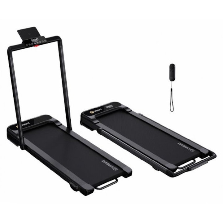 Бягаща пътека UREVO Strol 2S Pro Treadmill 2-in-1, Mаксимална скорост 12 км/ч, Максимално тегло на потребителя 120 кг, Черен